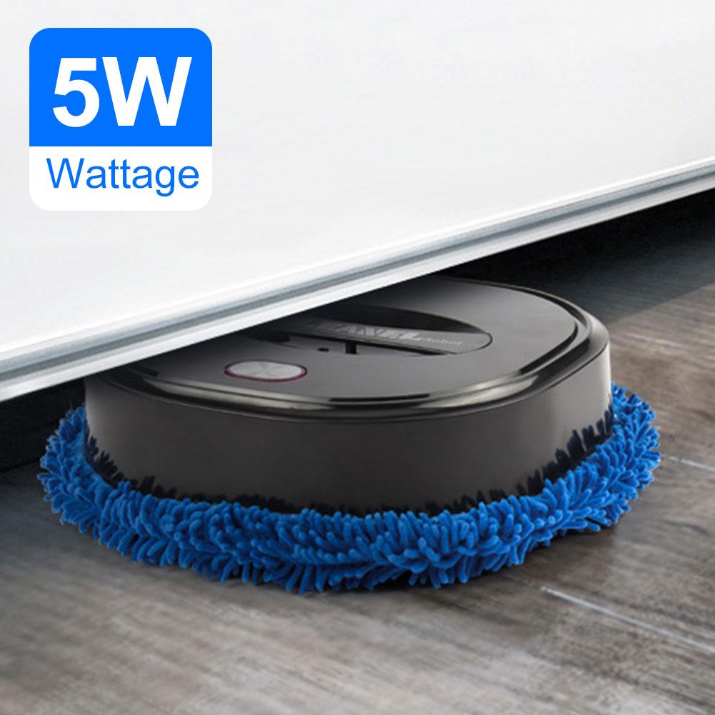 

USB Rechargeable Dry Wet Fully Automatic Mopping Machine Slim Mopping Robot Cleaner Intelligent Mopping Robot for Pet Hair Floor