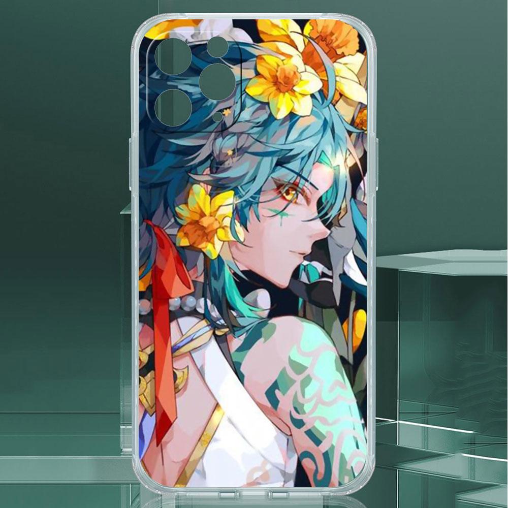 Genshin Impact Raiden Shogun Baal Clear Case For Apple iPhone 13 11 14 12 Pro 7 8 Plus XR X XS Max 6 6S 13Pro Phone Cover