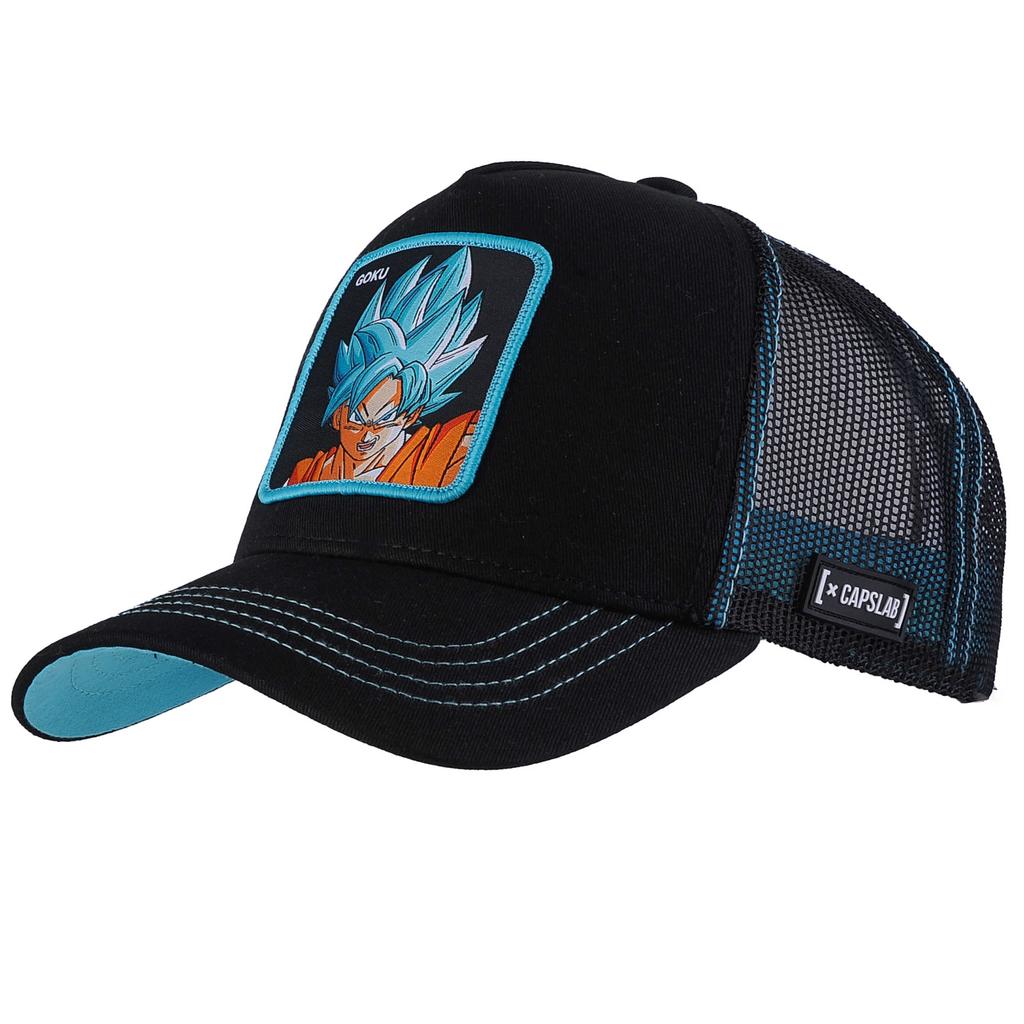 Capslab Freegun Dragon Ball Z Goku Cap, Mens Black Cap