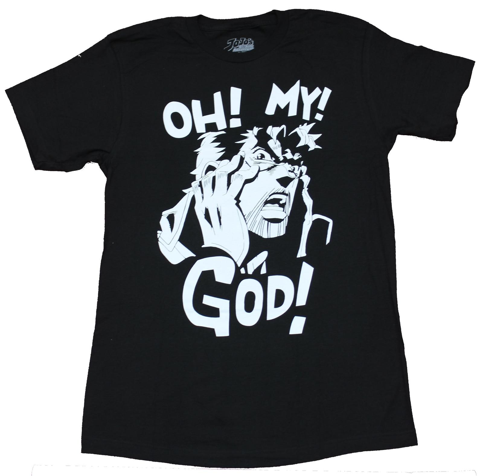 Jojo s Bizarre Adventure Adult New T-Shirt - Joseph Joestar Oh My God! XXL