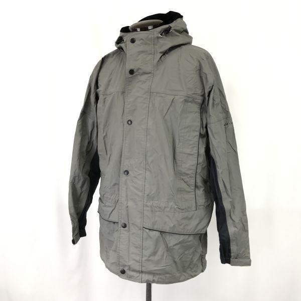USED/Japan Whole Earth Descente Nylon Mountain Parka Men L Gray Outdoor