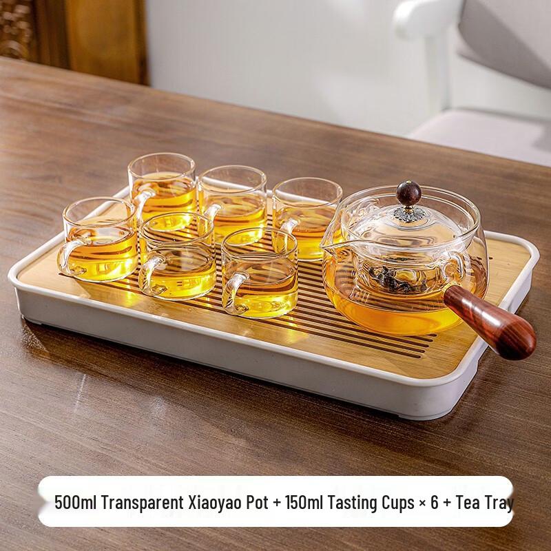 ZISIZ Glass Side-Handle Tea Kettle