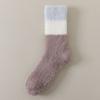 Winter Coral Fleece Socks Sleeping Mid Tube Socks Women Fashion Floor Plush Socks  Autumn