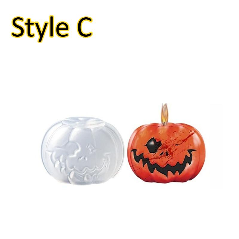 

1-5 шт. 3D силиконовая форма для свечей в виде тыквы, сделай сам, форма для изготовления мыла из смолы и гипса на Хэллоуин, формы для рукоделия ручной работы для украшения дома