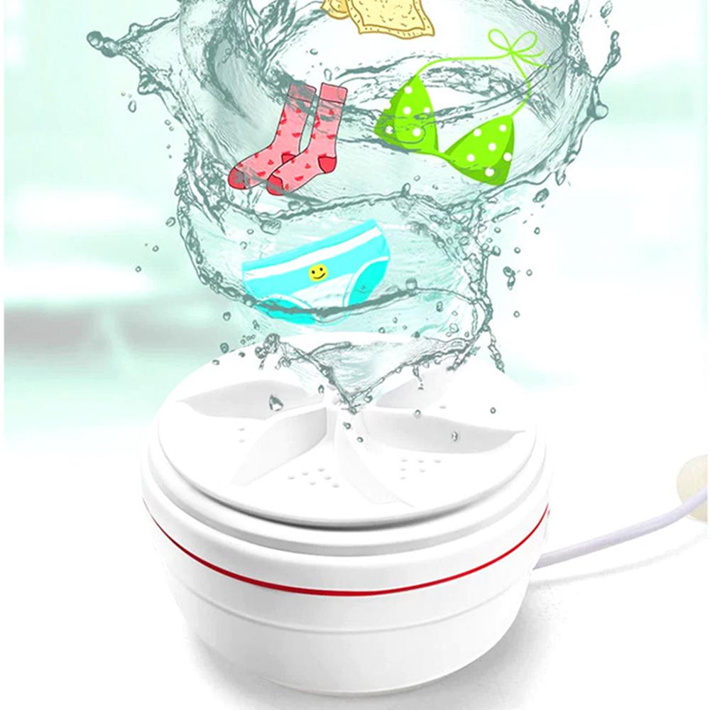 Portable Mini Washing Machine Turbine Clothes Washer For Home Camping Travel NEW