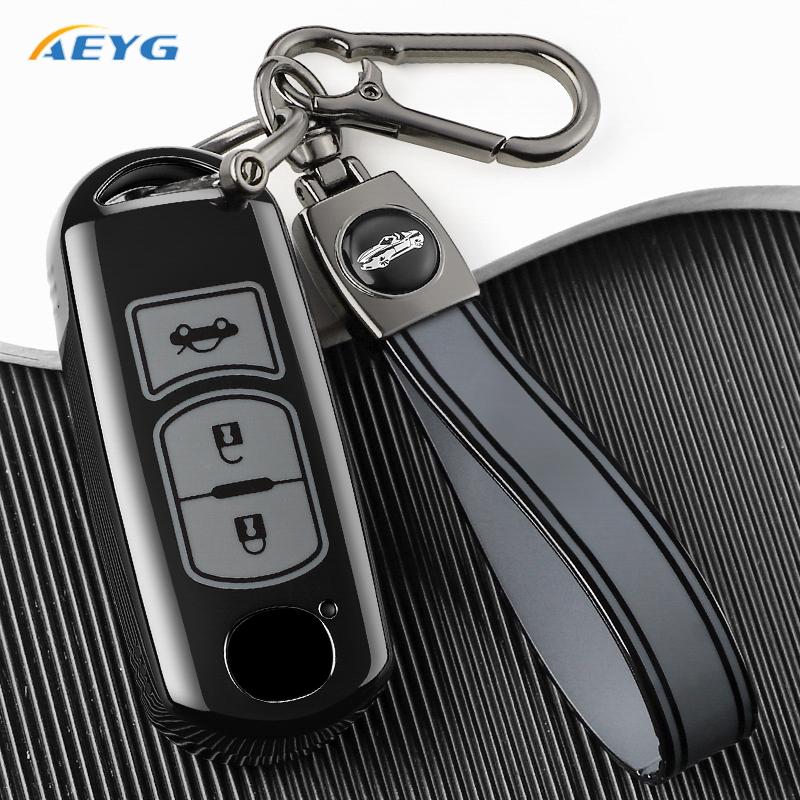 Tpu Auto Smart Key Fob Cover Case Housing Remote Fit For Mazda 2 3 6 Atenza Axela Demio Cx-5 Cx5 Cx-3 Cx3 Cx7 Cx-7 Cx-9 Cx9 Mx5 Auto Accessories