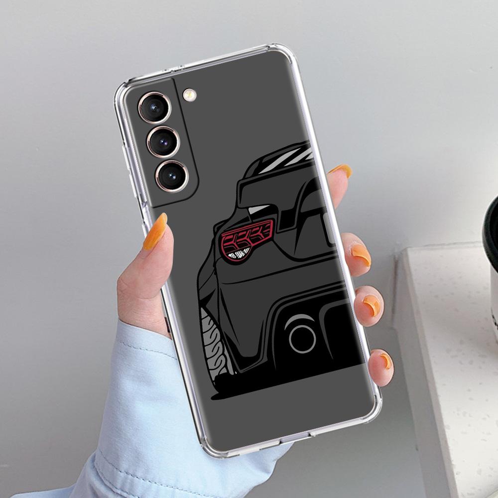 Phone Case For Samsung Galaxy S26 S25 S24 S23 S22 Ultra S20 S21 FE 5G Plus Soft Clear Cover Japan JDM Sports Cars Comic