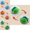 Adorable Flip Turtle Plush Toy With Reversible Double-sided Design For Kids