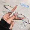 Anti- Blue-Ray Myopia Spectacles Female Male Big Frames Transparent Myopic Eyeglasses Unisex Nearsighted Optical Grade Eye Spectacles 0-4.0 culos