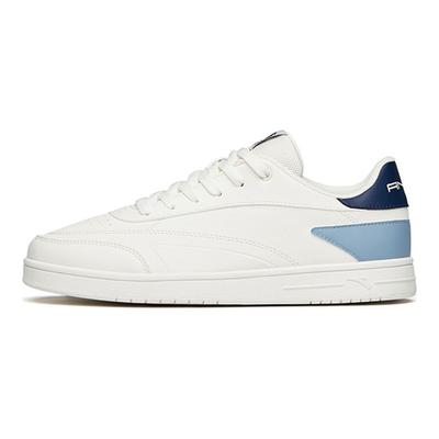 Fashion Slip-Resistant Durable Lightweight Low-Top Skate Shoes Men Sneaker White Blue 912038031R-10