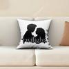 The TTwilight SSaga Bella Edward Jacob Pillow Cover Sofa Couch Cushion Case Home Living Room Decoration