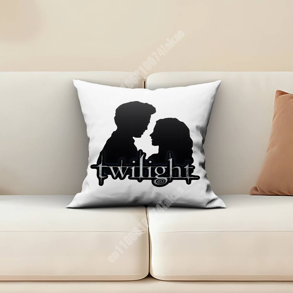 The TTwilight SSaga Bella Edward Jacob Pillow Cover Sofa Couch Cushion Case Home Living Room Decoration