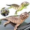 Non-Toxic 75-200Cm Simulation Long Tail Lizard Plush Doll Pillow Green Brown Monitor Lizard Reptile Plush Toy Home Decor Gift For Child