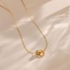 Roman-Style Diamond-Encrusted Titanium Steel Necklace For Women Trendy High-End Versatile Clavicle Chain Set Colorfast