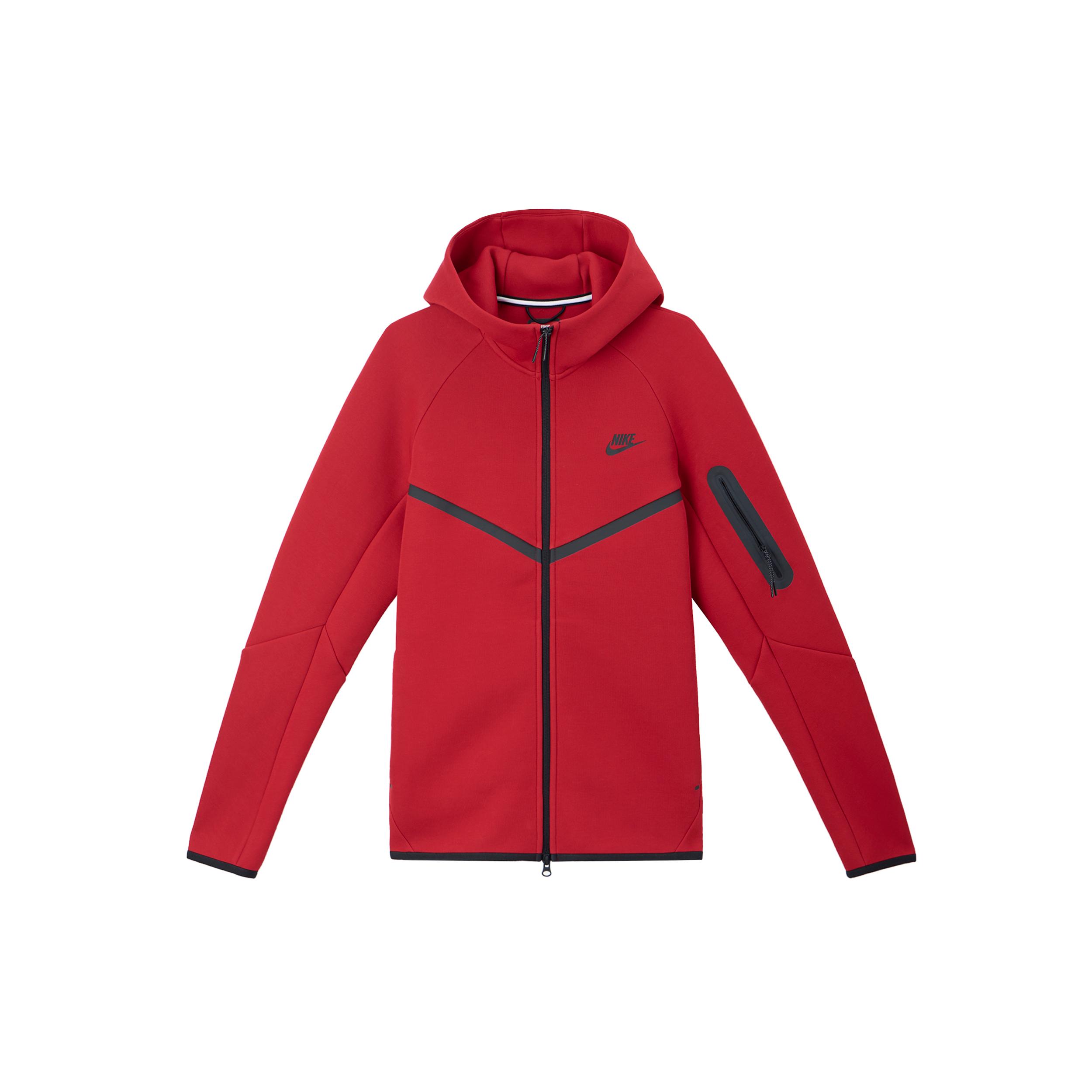 Мужская толстовка Nike WINDRUNNER Красная Черная HV0950-687 XL