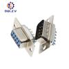 2PCS DB9 Adapter Connector Core RS232 Serial COM Plug Connectors Hole/pin Female Male Port Socket D Sub DP9 Plastic Case