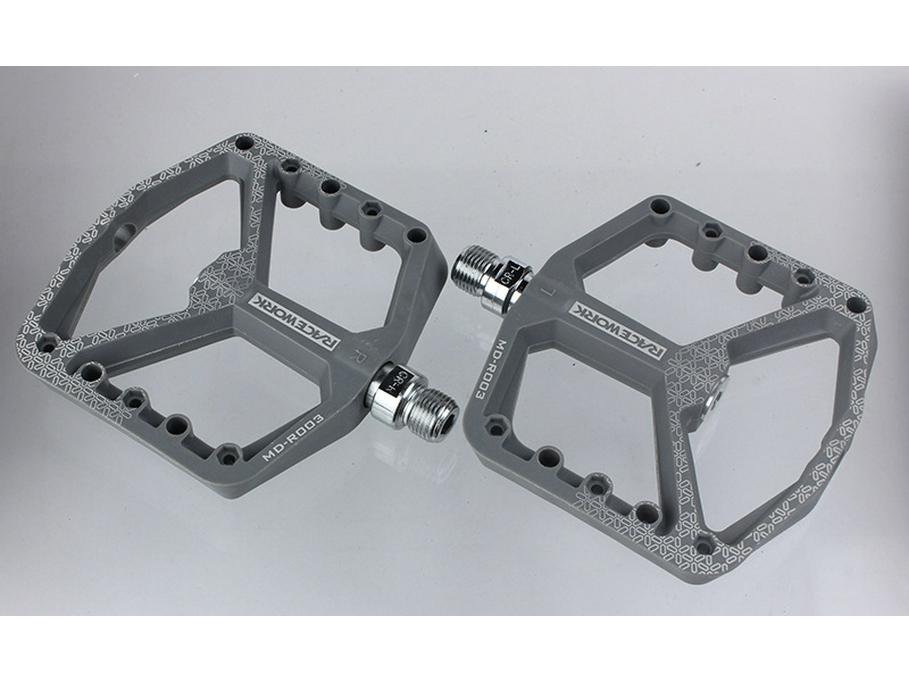 RACEWORK Nylon Brede Platform Fietspedalen voor Mountain- & Racefietsen