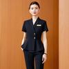 Women's Elegant Summer Suit Set - Formal Office & Hotel Wear, Professional Jewelry Store Attire