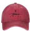 Tokio Hotel Rock Music Tour Washed Baseball Cap Album Casual Trucker Hat Summer FeUnisex Unisex Hunting Camping Design Baseball Caps