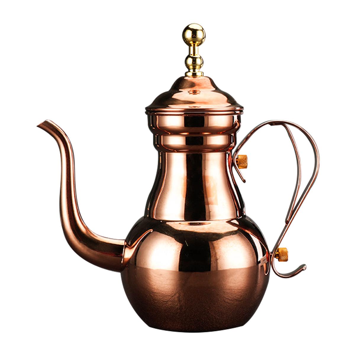 

Кофейник Leeseph из нержавеющей стали со встроенным фильтром, 3 цвета и 2 размера: 1,1 л/37 унций и 1,5 л/51 унция, идеально подходит для заваривания кофе