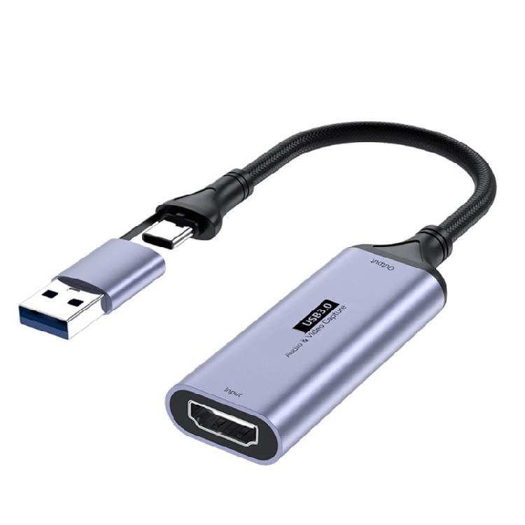 

USB Video Capture Card Digital Converters USB+Type C to HDTV Video Record Capture Device Video Grabbers for PC Laptop 1