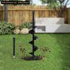 Garden Auger Drill Bit 6x31 Inch Spiral Earth Digger for Planting Post Holes Outdoor Landscaping