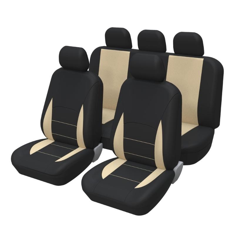 Car Seat Cover Full Set Universal Interior Accessories For 5 Seats Car