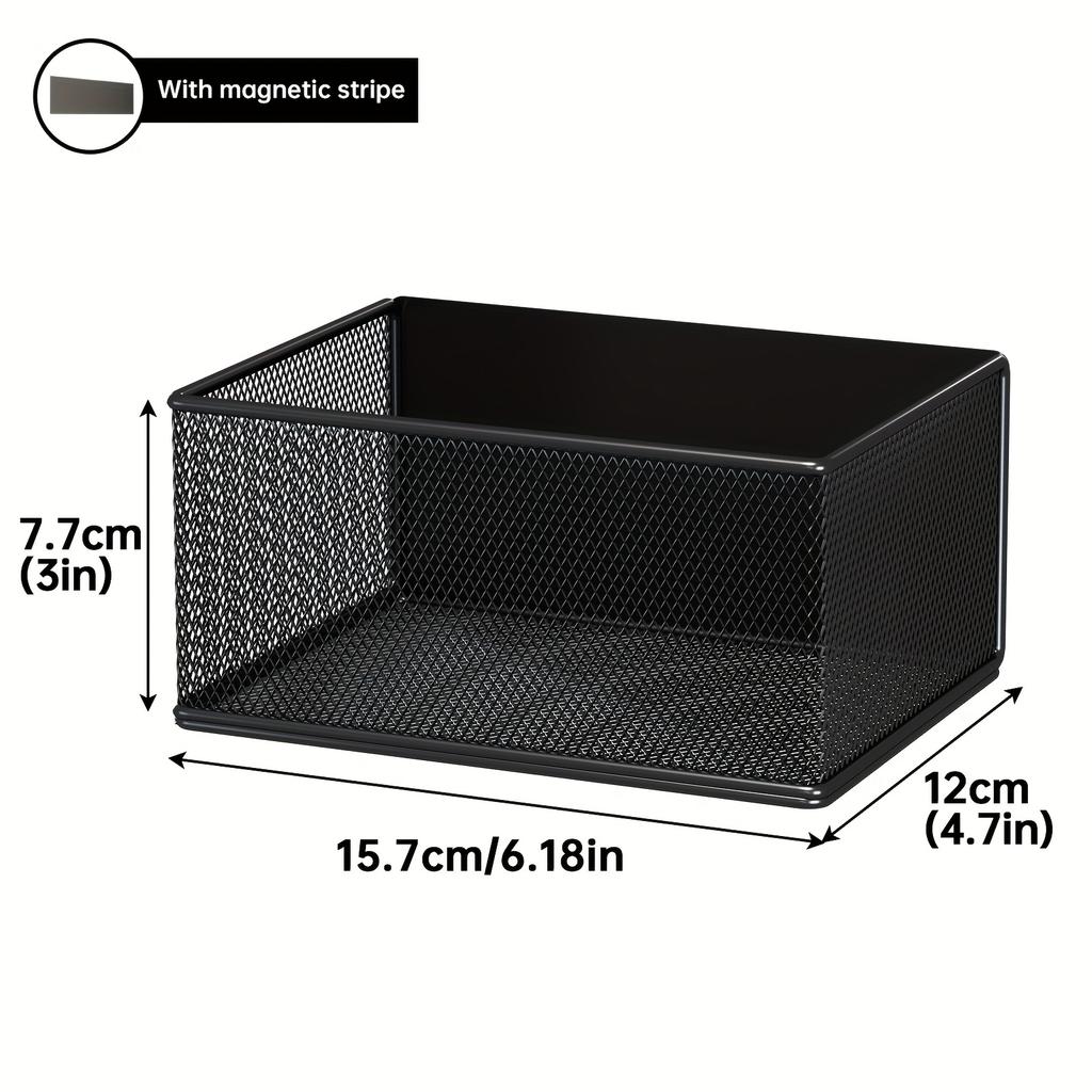 Magnetisches Gewürzregal für Kühlschrank Magnetischer Aufbewahrungskorb für Kühlschrank/Waschmaschine/Trockner Hängendes Organizer-Regal Nicht für Lebensmittelkontakt