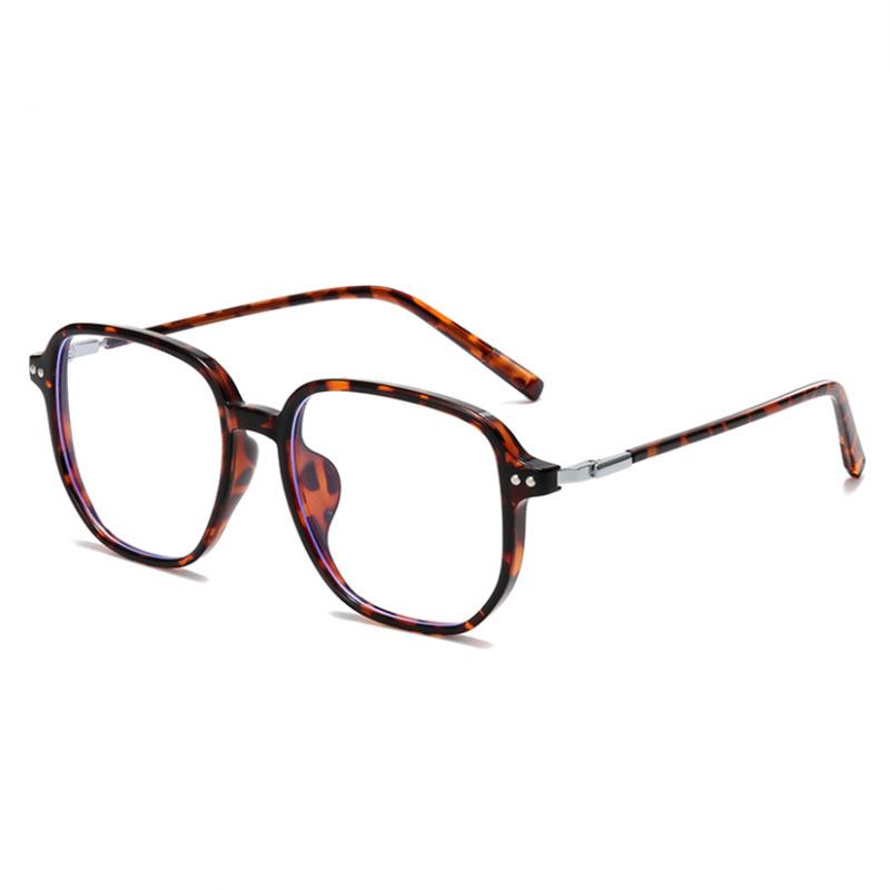 Big Frame Square Shortsighted Prescription Glasses Women Men Anti Blue Rays Student Myopic Spectacle Diopter -0.5 -0.75 To -6.0