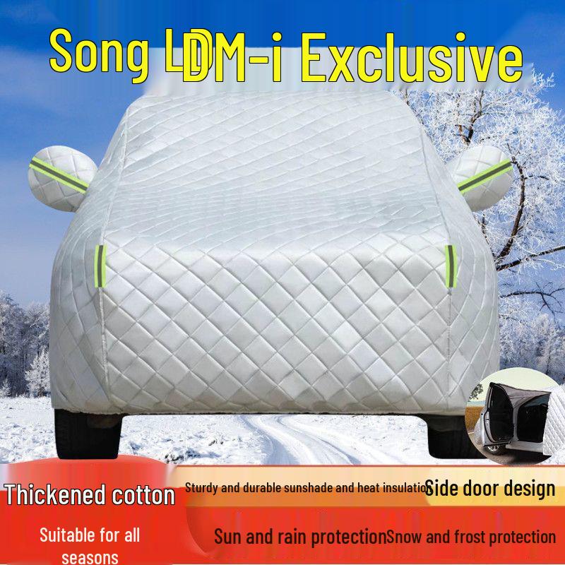 BYD Song L DM-i All-Weather Car Cover: Sun, Rain, Dust Protection, Heat Insulation, Thick Full Cover. Song L DM-i