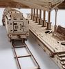 Ugears Railway Platform 70013 Wooden Toy 3D Solid Puzzle Platform;
