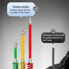 Screwdriver Drill Bit Set 2 Pieces Magnetic Screwdriver Bit Set Tough Anti-Slip Tips with Spring for Household Technician Work