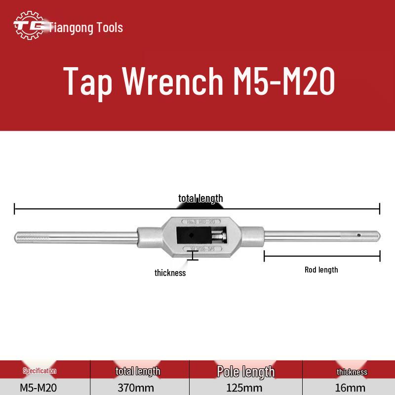 Handbohrmaschine Legierter Stahl Gewindebohrer-Satz (M2-M20)