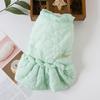Pet Dog Dog Cat Teddy Bichon Maltese Cat Small Dog Thickened Clothes Fleece Dress