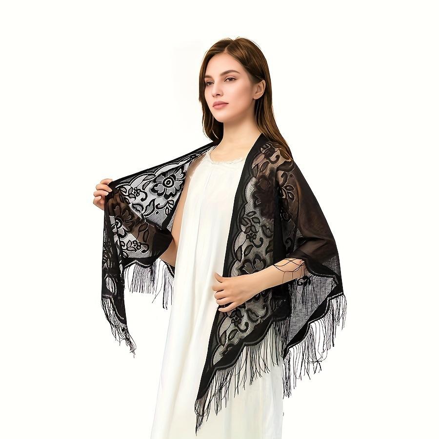 Thin Summer Sun Protection Triangular Scarf Shawl Scarf Silk Scarf Lace Women's Scarf
