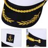 Cappello da Capitano per Velista Adulto Regolabile per Uomo e Donna Cappello da Festa Trucco Ballo Vestiti Marini Eccellente Elegante Accessori