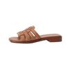 Fashion Flats Women Slippers Fashion Casual Shoes Weave Sandals 2025 Summer Flip Flops Beach Walking Sides New Dress Mujer De Zapatillas