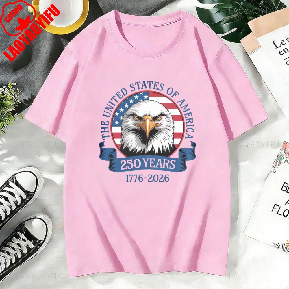 USA 250th Anniversary Shirt The United States of America 1776 2026 TShirt Creative Outdoors Women Tops Graphic T Shirts