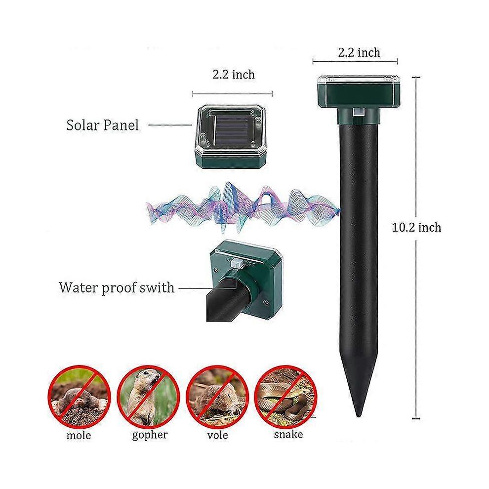 Solar mouse repeller courtyard square with light repeller outdoor ultrasonic snake repeller farm bird repeller