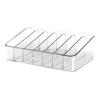Plastic Compartment Holder Transparent Makeup Holder New Storage Rack  Desk Organizer