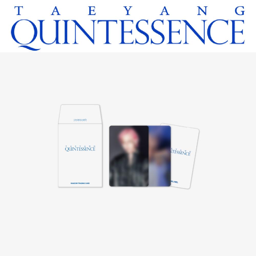 Предзаказ TAEYANG QUINTESSENCE Случайная коллекционная карточка Random 1 pack