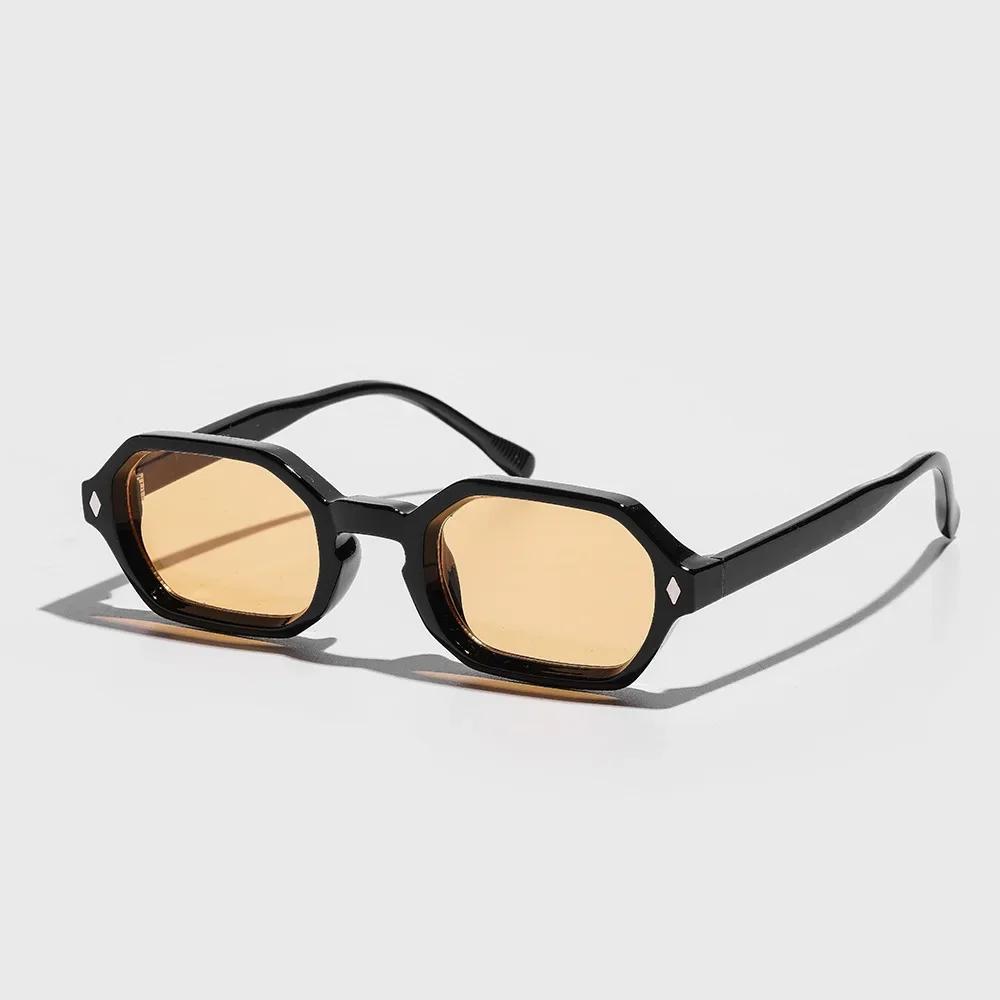 European American Rivet Style Sunglasses Fashion Retro Small Box UV Resistant Sun Glasses for Street Photography