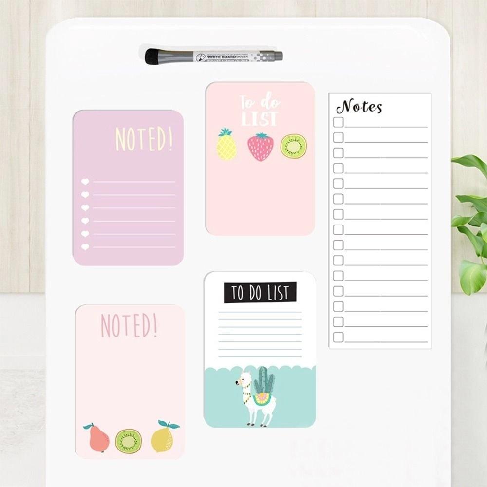 Plan Notepad Magnetic Fridge Stickers Grocery List Week Planner INS Memo Magnetic Sticker  Schedule