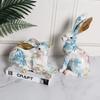 Easter Rabbit Garden Statue for Thanksgiving Day Micro Landscape Decoration Gift