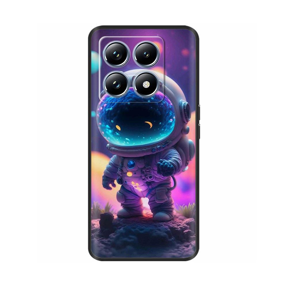 For Xiaomi Mi 14T Pro Case Soft Liquid Silicone Protection Back Cover for Xiaomi 14T Pro Mi14T 5G Cases Painted Cartoon Fundas