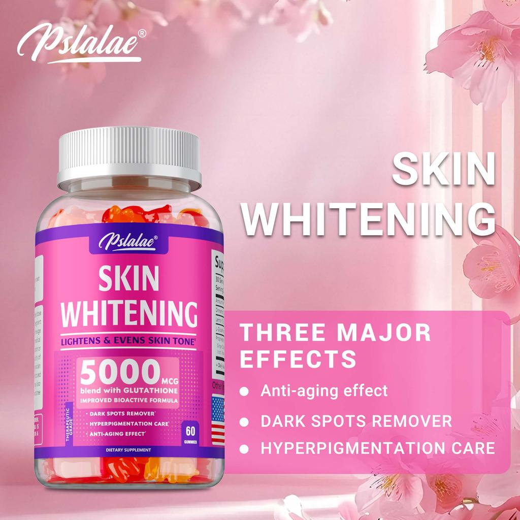 Pslalae Glutatyon Beyazlatıcı Sakızlar - 5000 mcg Karışım - Cilt Sağlığı