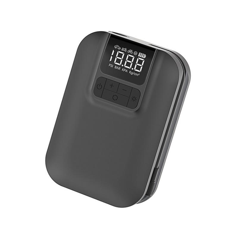 Electric Air Pump, Digital Battery Compressor, 5000 MAh, 4 Modes, 150 PSI Mini Tire Inflator, Portable Pump with LED Light for Car Motorcycle Bicycles