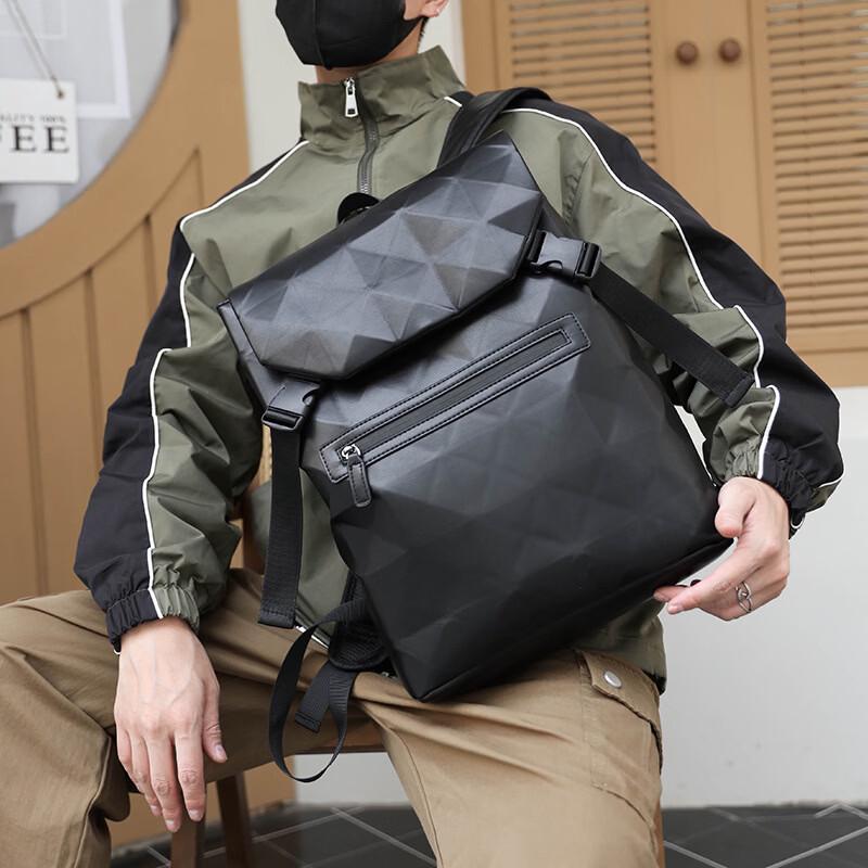 MDNG Retro Quilted Laptop Travel Backpack