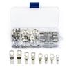 60Pcs/Box Copper Tin-plated Open Barrel Terminals SC Series Bare Crimp Wire Connectors