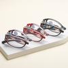 Printed Folding Anti Blue Light Reading Glasses For Women Fashionable And Convenient Eyeglasses Men Portable Eyewear +100 ~ +400
